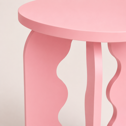 Wave Side Table - Rose