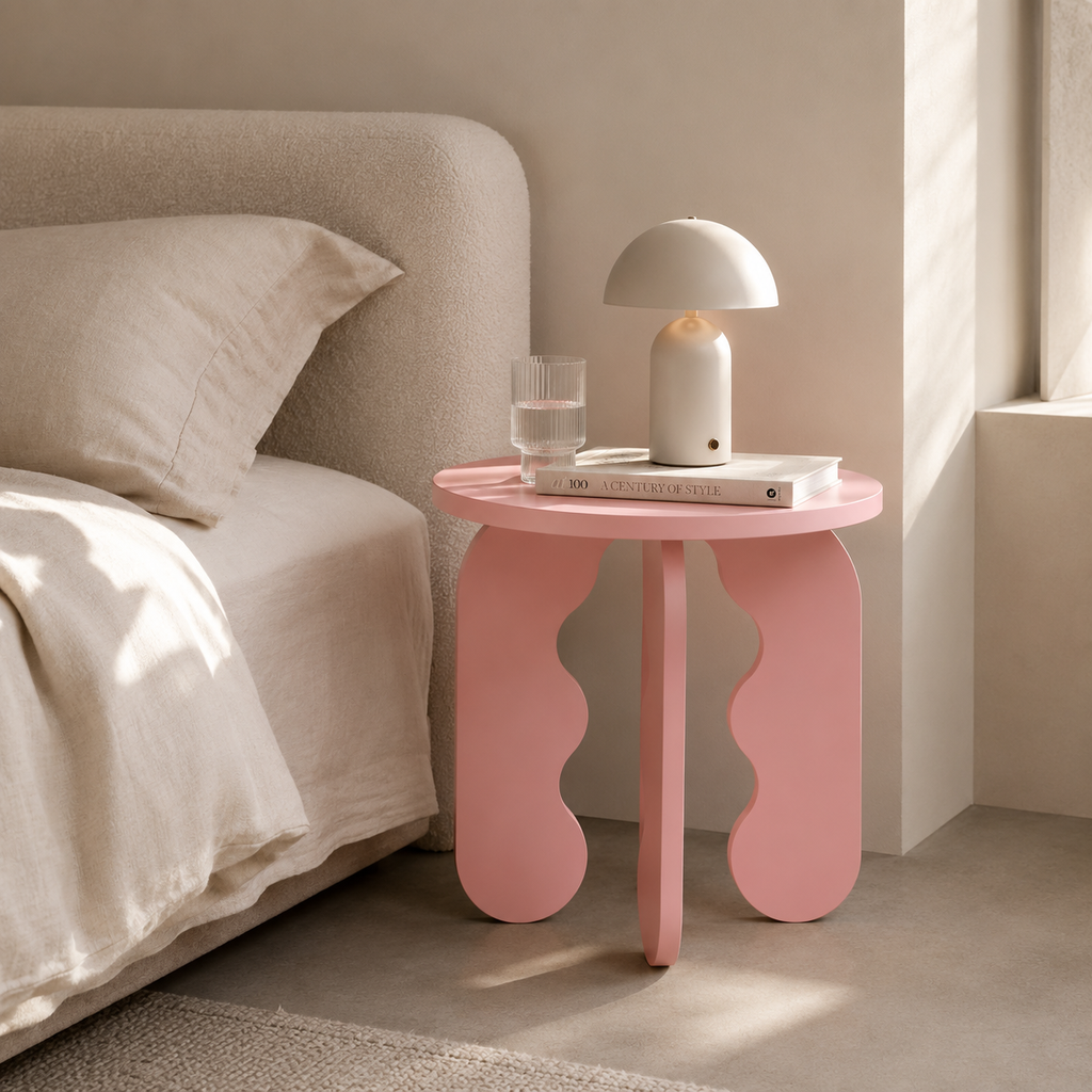 Wave Side Table - Rose